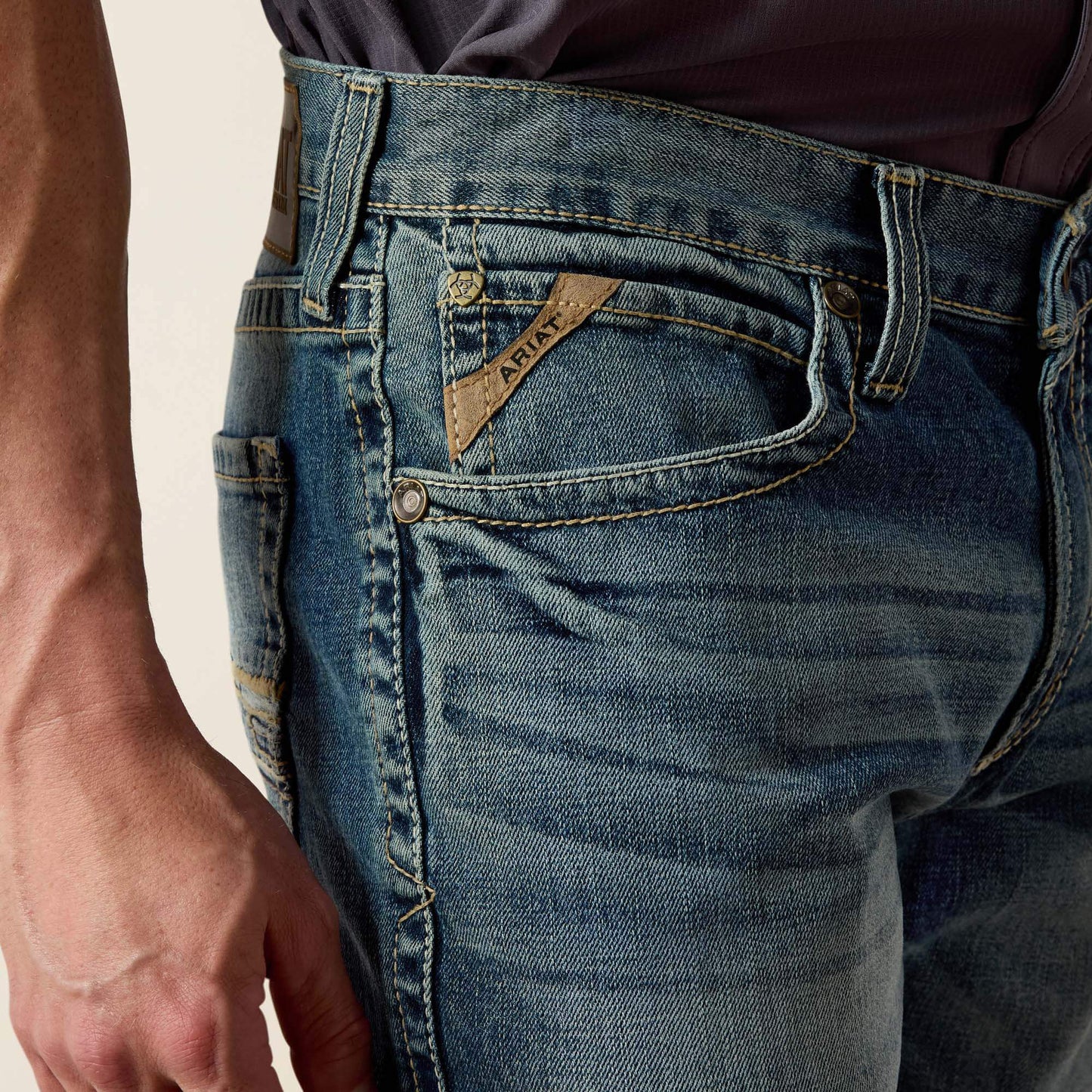 Ariat Website Store - M4 Low Rise Stretch Shoreway Stackable Straight Leg Jean