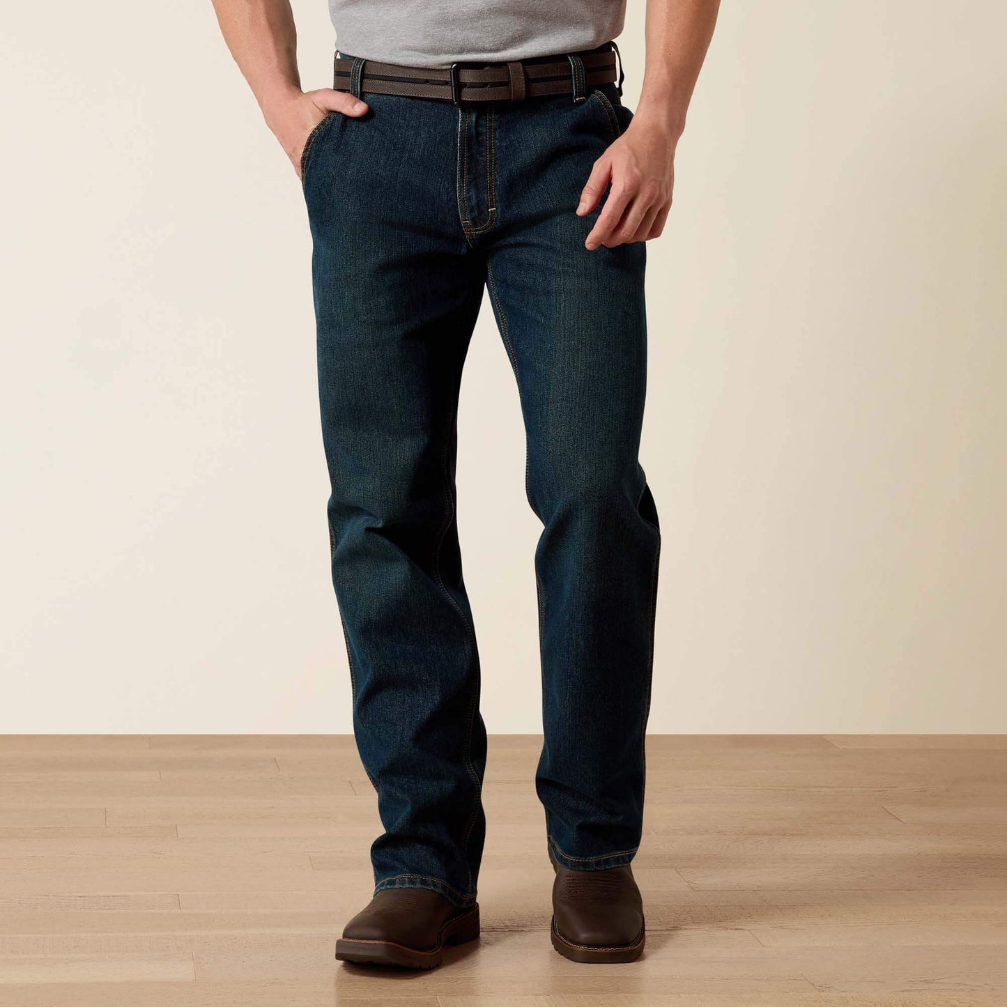 Ariat US - Rebar M4 Low Rise DuraStretch Workhorse Boot Cut Jean