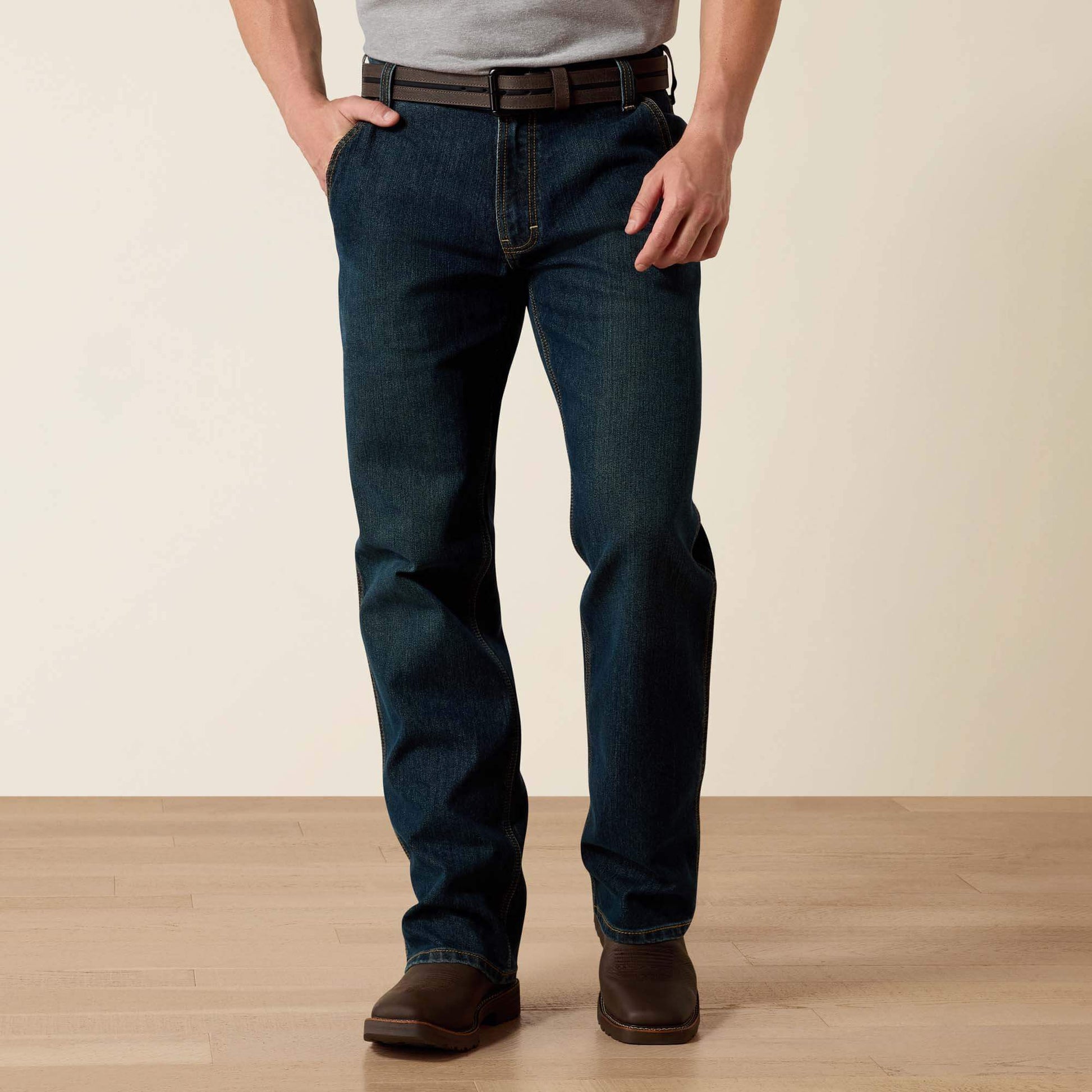Ariat US - Rebar M4 Low Rise DuraStretch Workhorse Boot Cut Jean