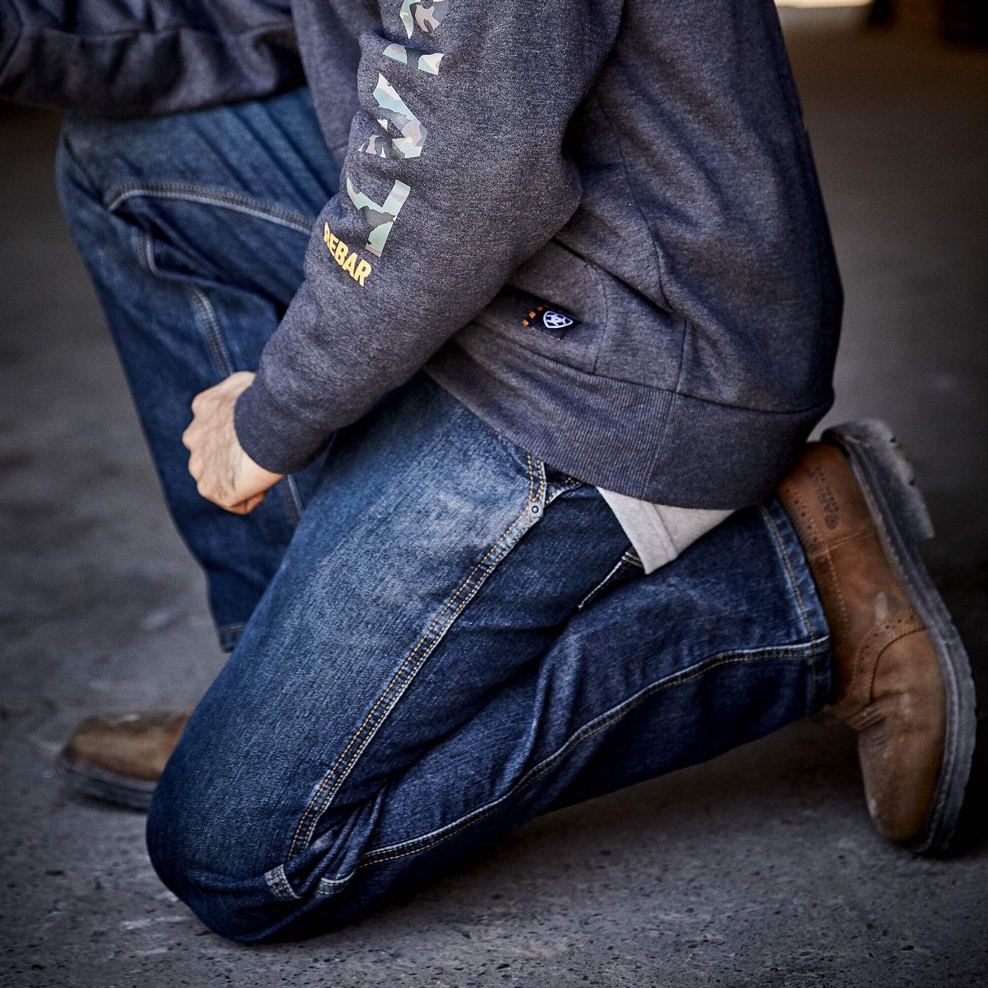 Ariat US - Rebar M4 Low Rise DuraStretch Workhorse Boot Cut Jean