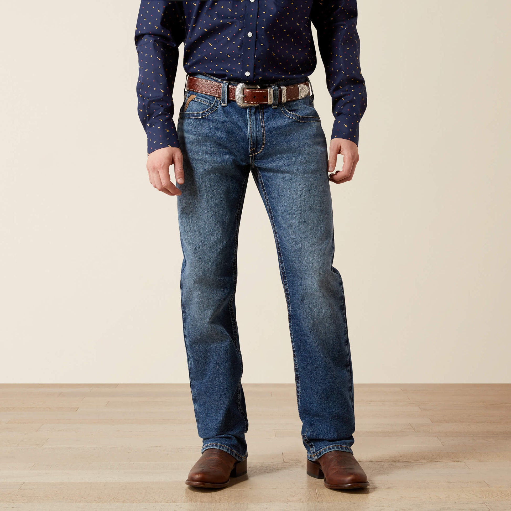 Ariat Outlet - M5 Straight Calico Straight Leg Jean