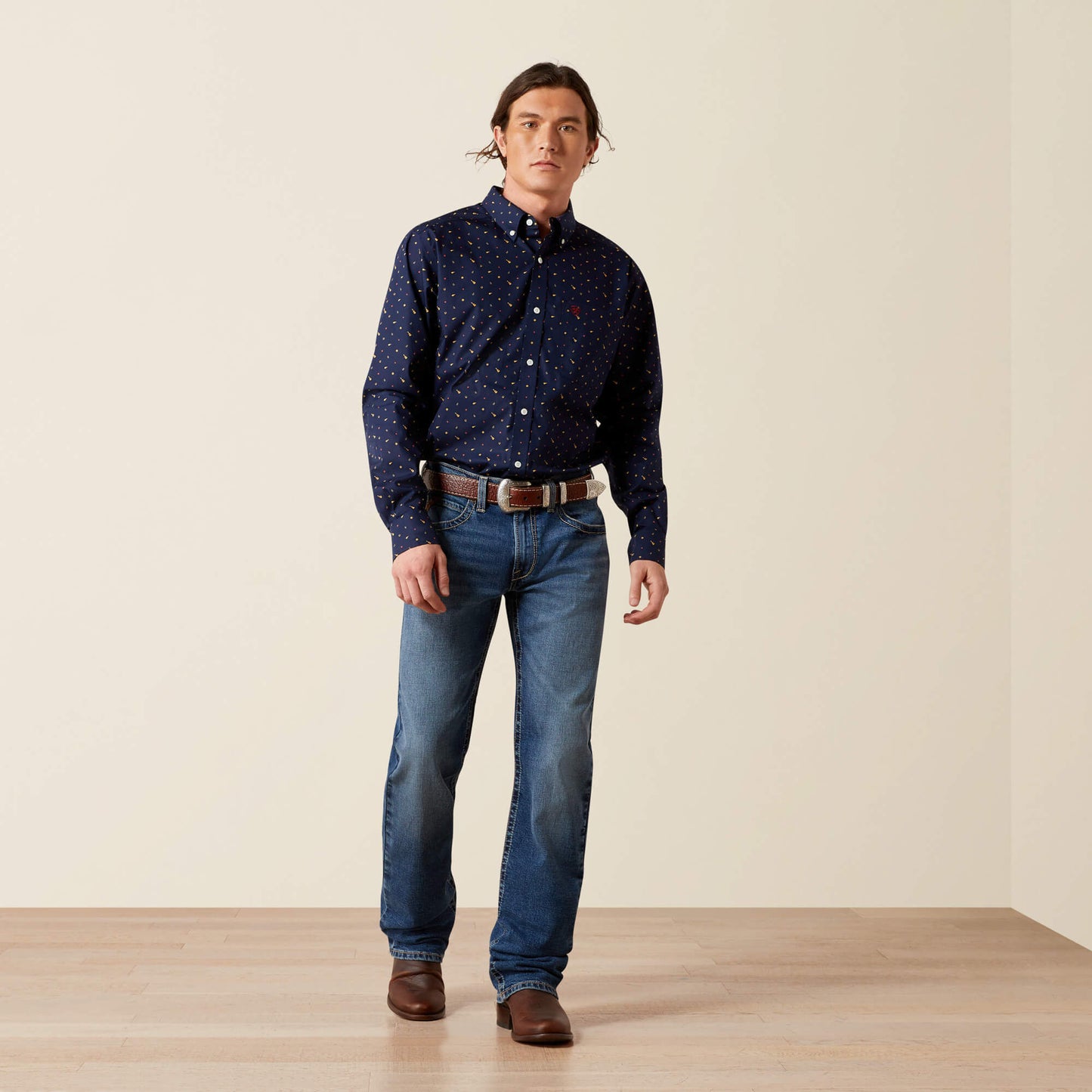 Ariat Outlet - M5 Straight Calico Straight Leg Jean