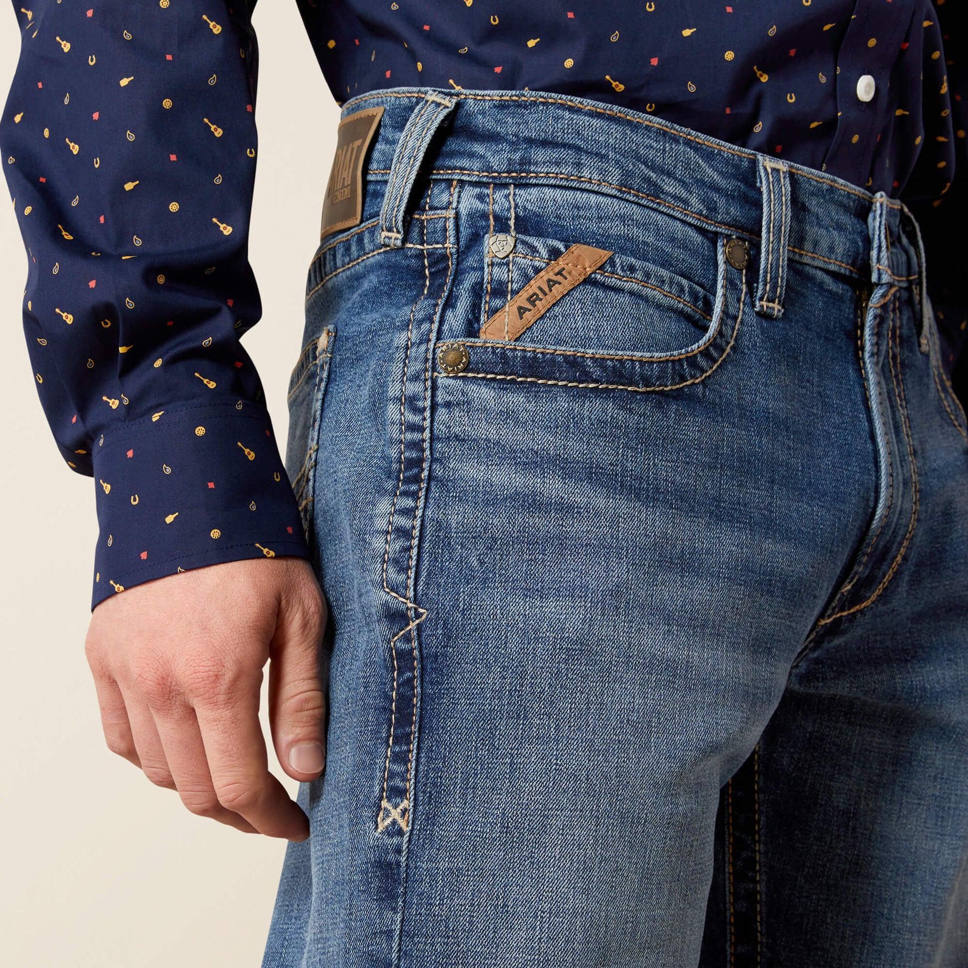 Ariat Outlet - M5 Straight Calico Straight Leg Jean