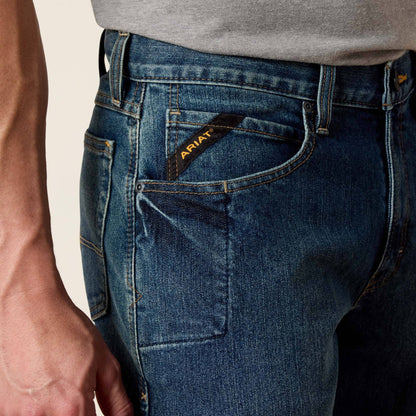 Ariat Online Shop - Rebar M3 Loose DuraStretch Basic Stackable Straight Leg Jean