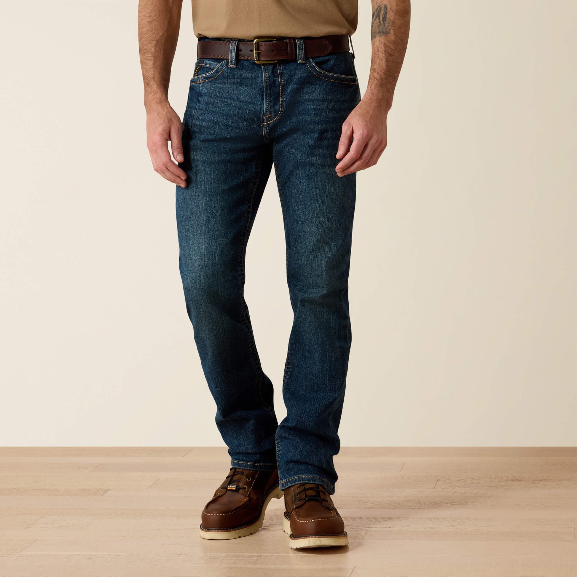 Ariat Website Store - Rebar M7 DuraStretch Edge Stackable Straight Leg Jean