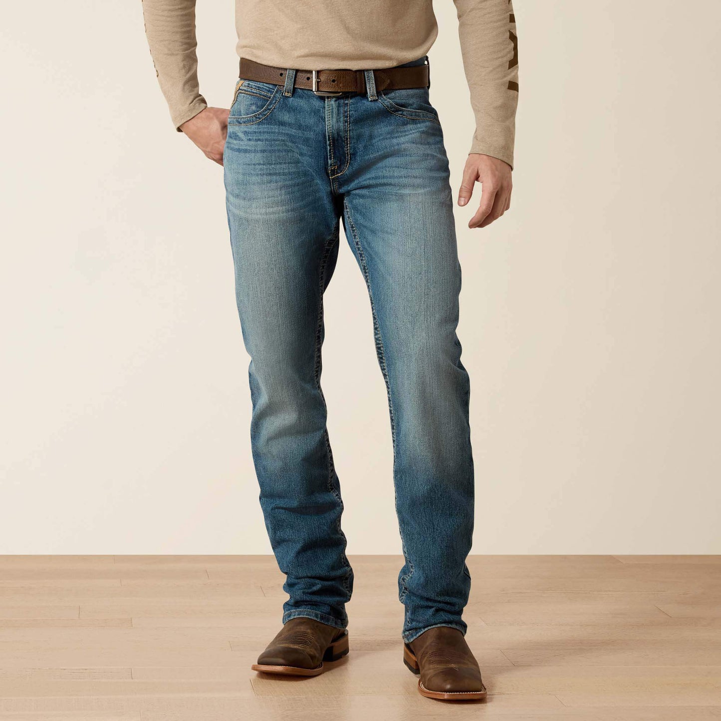 Ariat On Sale - M4 Low Rise Stretch Stockton Stackable Straight Leg