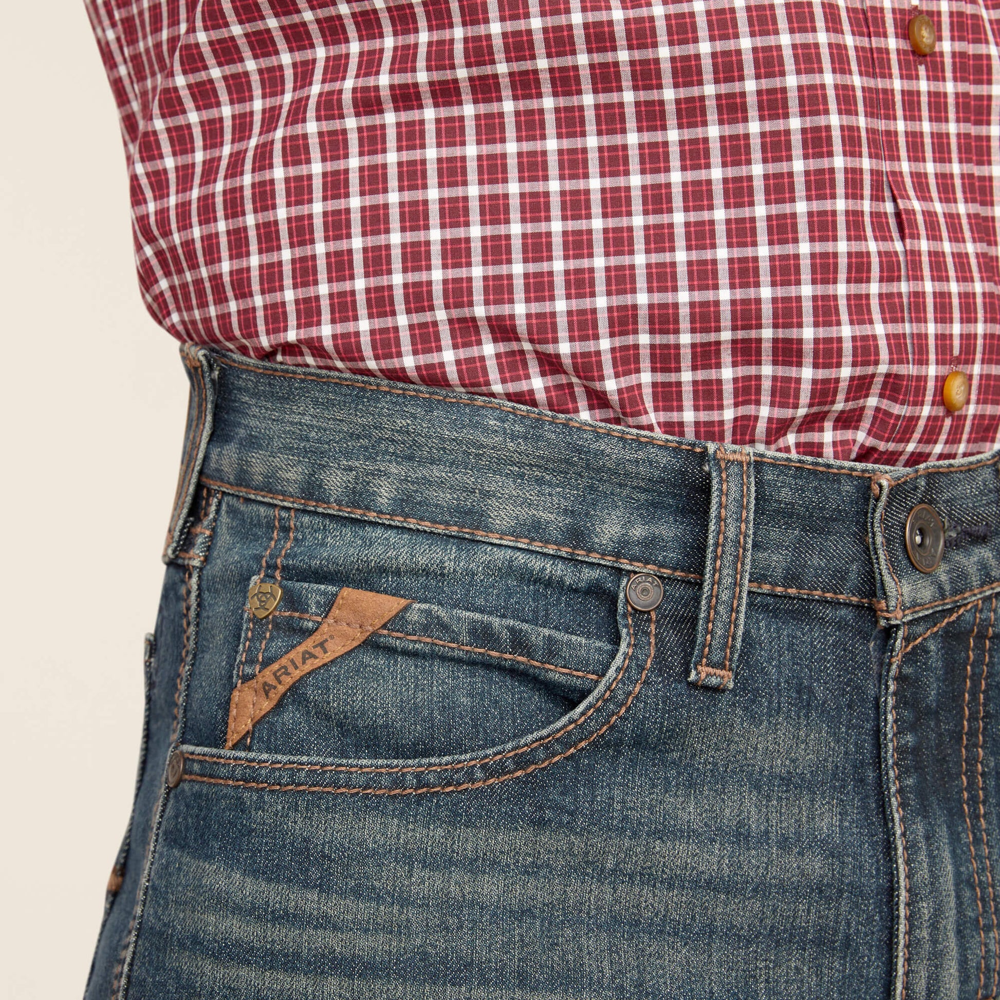 Ariat Online - M2 Traditional Relaxed Stretch Pro Series Ray Boot Cut Jean