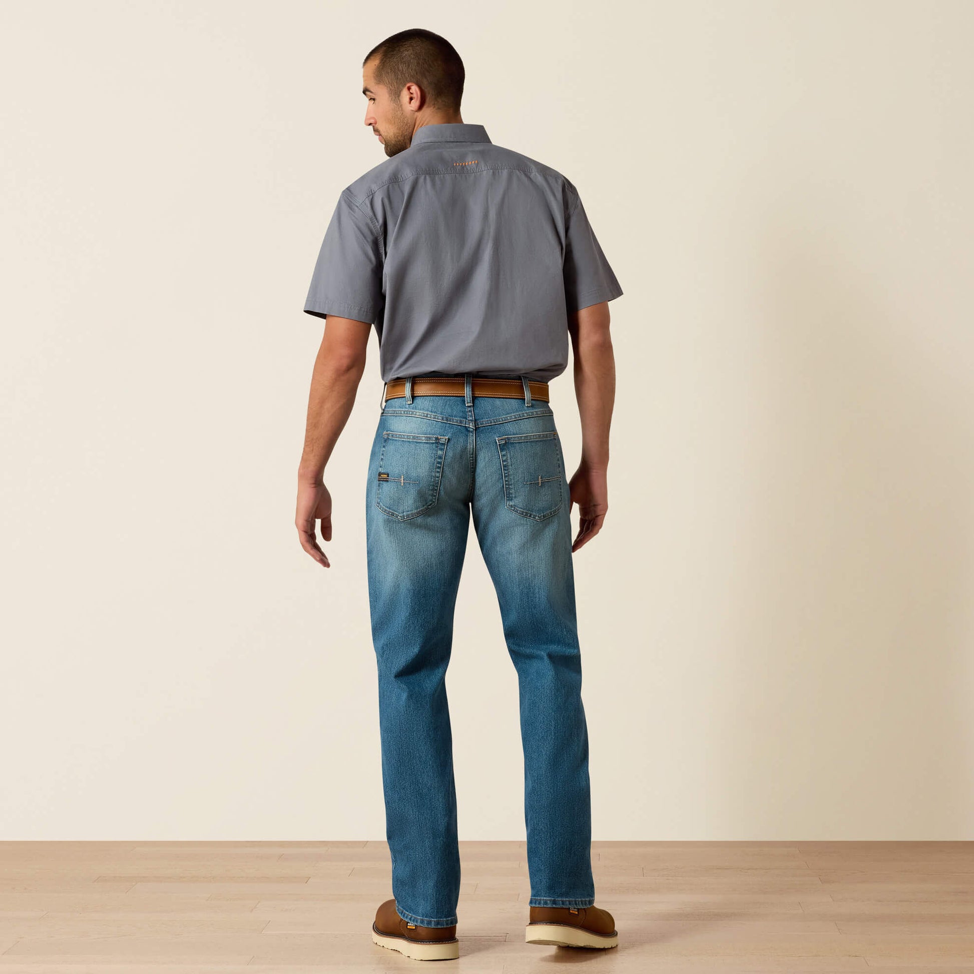 Ariat Online Shop - Rebar M5 DuraStretch Basic Stackable Straight Leg Jean