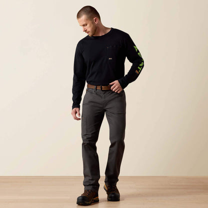 Ariat On Sale - Rebar M4 Low Rise DuraStretch Made Tough Stackable Straight Leg Pant