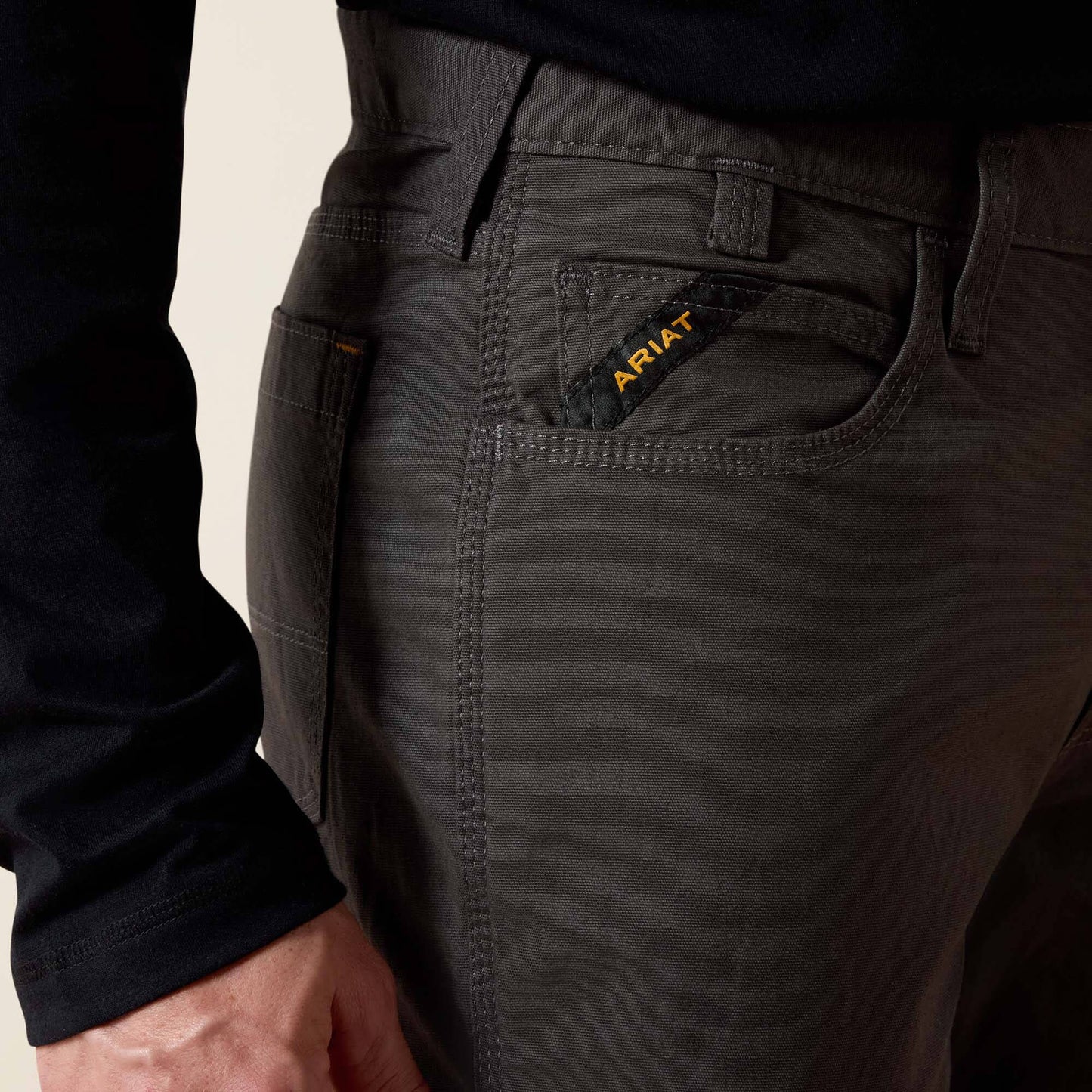 Ariat On Sale - Rebar M4 Low Rise DuraStretch Made Tough Stackable Straight Leg Pant