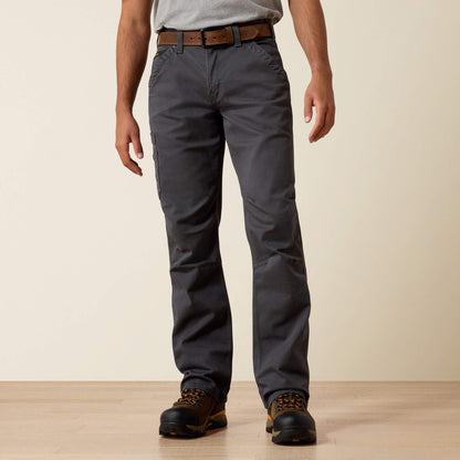 Ariat Website Store - Rebar M4 Relaxed DuraStretch Washed Twill Dungaree Boot Cut Pant