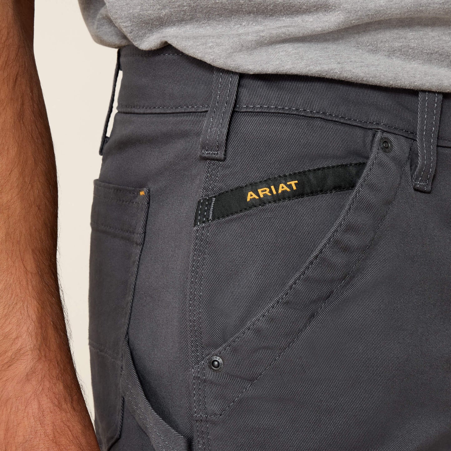 Ariat Website Store - Rebar M4 Relaxed DuraStretch Washed Twill Dungaree Boot Cut Pant