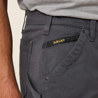 Ariat Website Store - Rebar M4 Relaxed DuraStretch Washed Twill Dungaree Boot Cut Pant