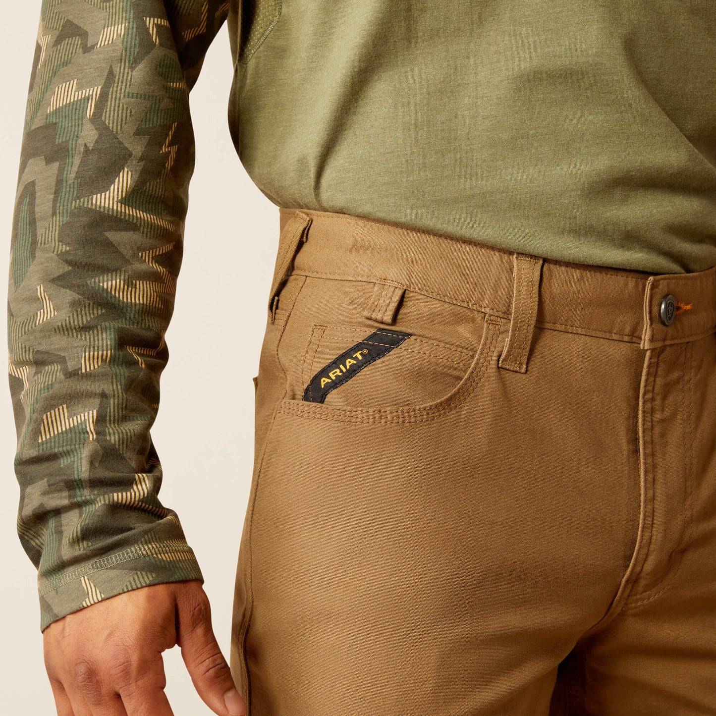 Ariat On Sale - Rebar M5 Straight DuraStretch Made Tough Straight Pant