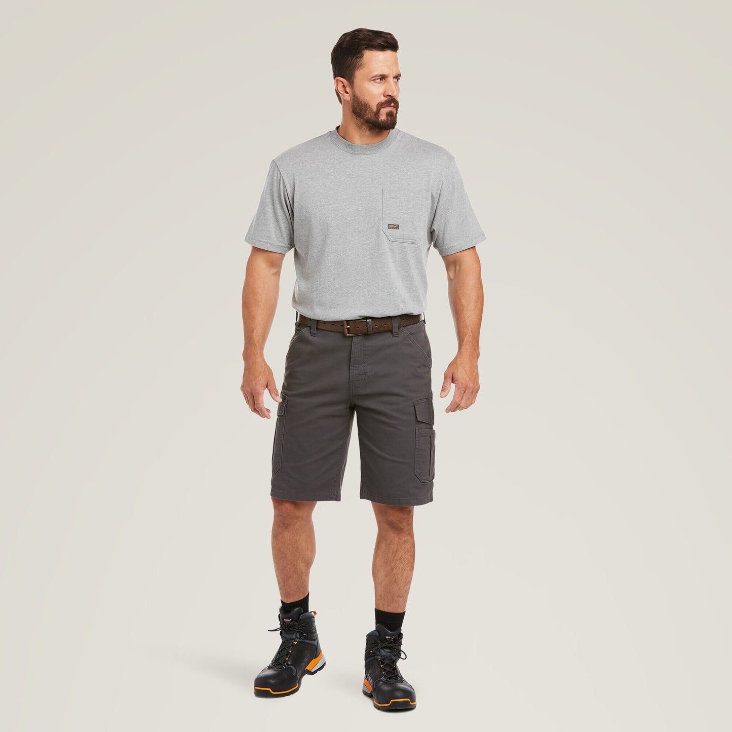 Ariat Online Shop - Rebar DuraStretch Made Tough Cargo 11" Short