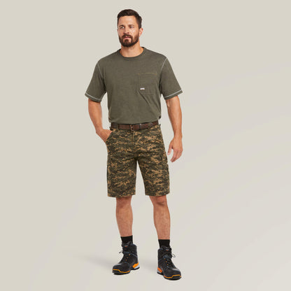 Ariat On Sale - Rebar DuraStretch Made Tough Cargo 11" Short