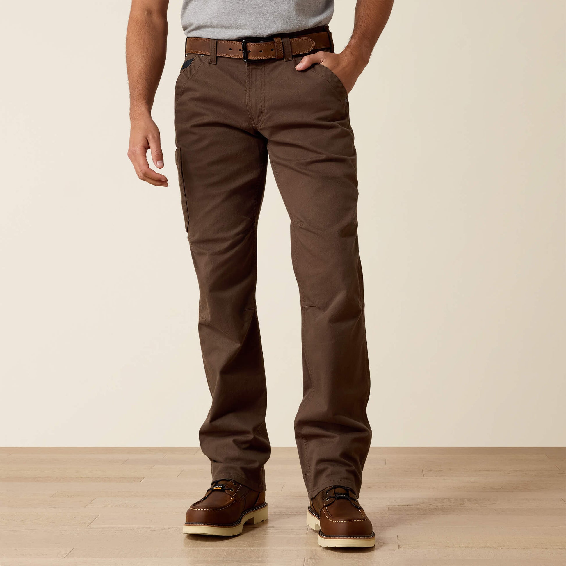 Ariat Online Shop - Rebar M5 Straight DuraStretch Washed Twill Dungaree Straight Leg Pant