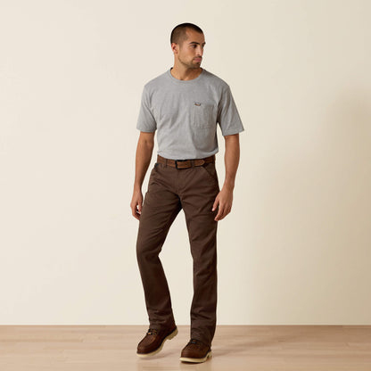 Ariat Online Shop - Rebar M5 Straight DuraStretch Washed Twill Dungaree Straight Leg Pant