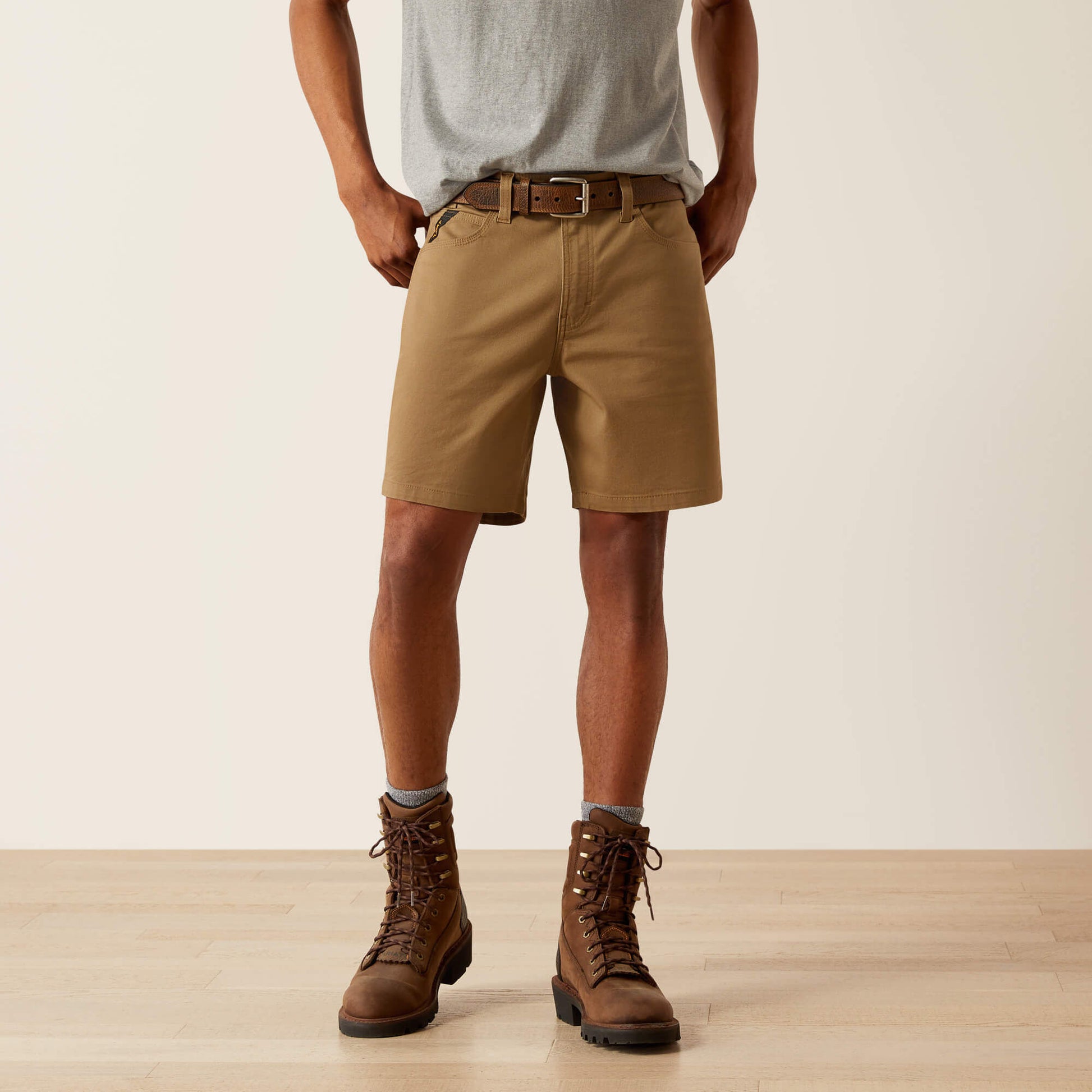 Ariat Online - Rebar DuraStretch Made Tough 8" Short