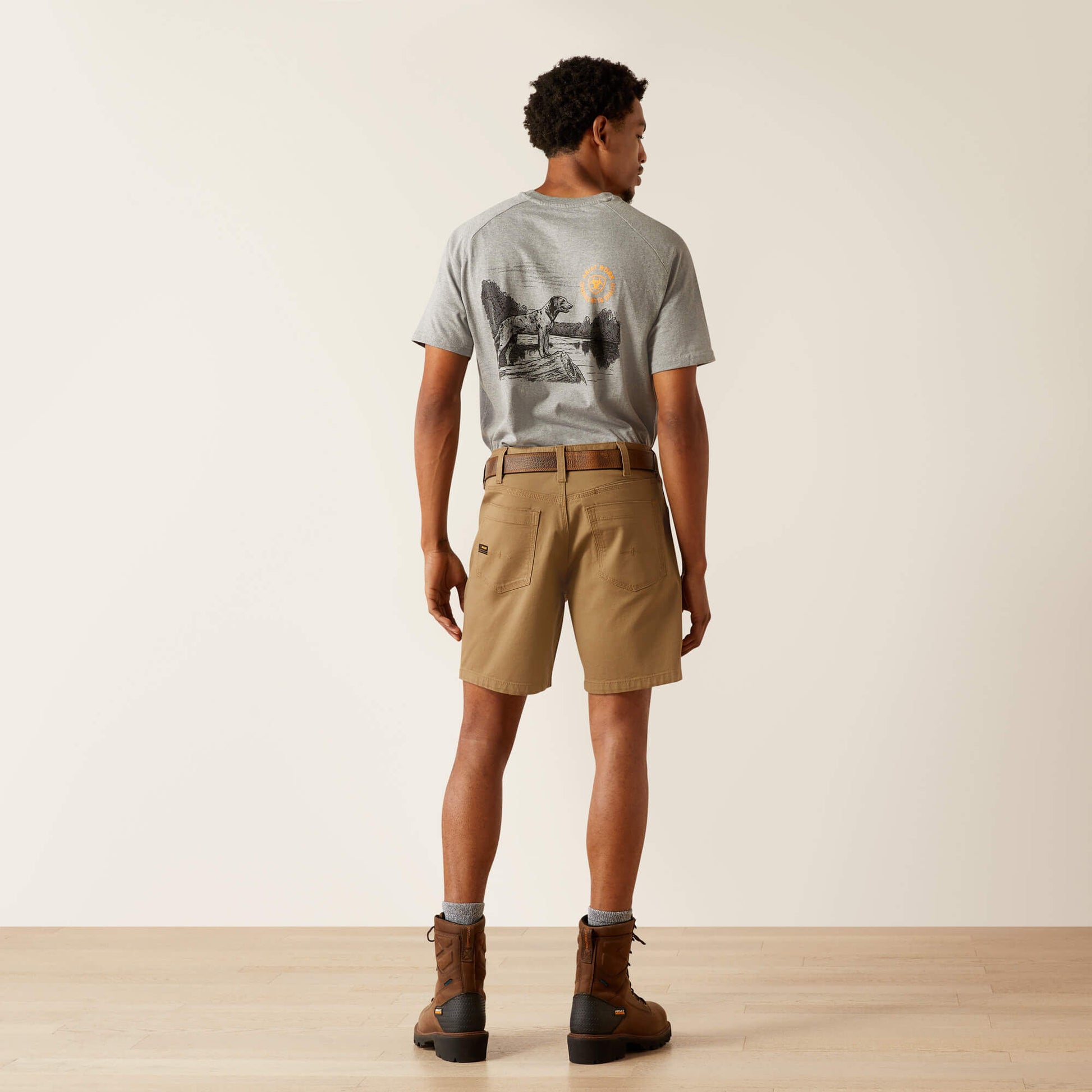 Ariat Online - Rebar DuraStretch Made Tough 8" Short