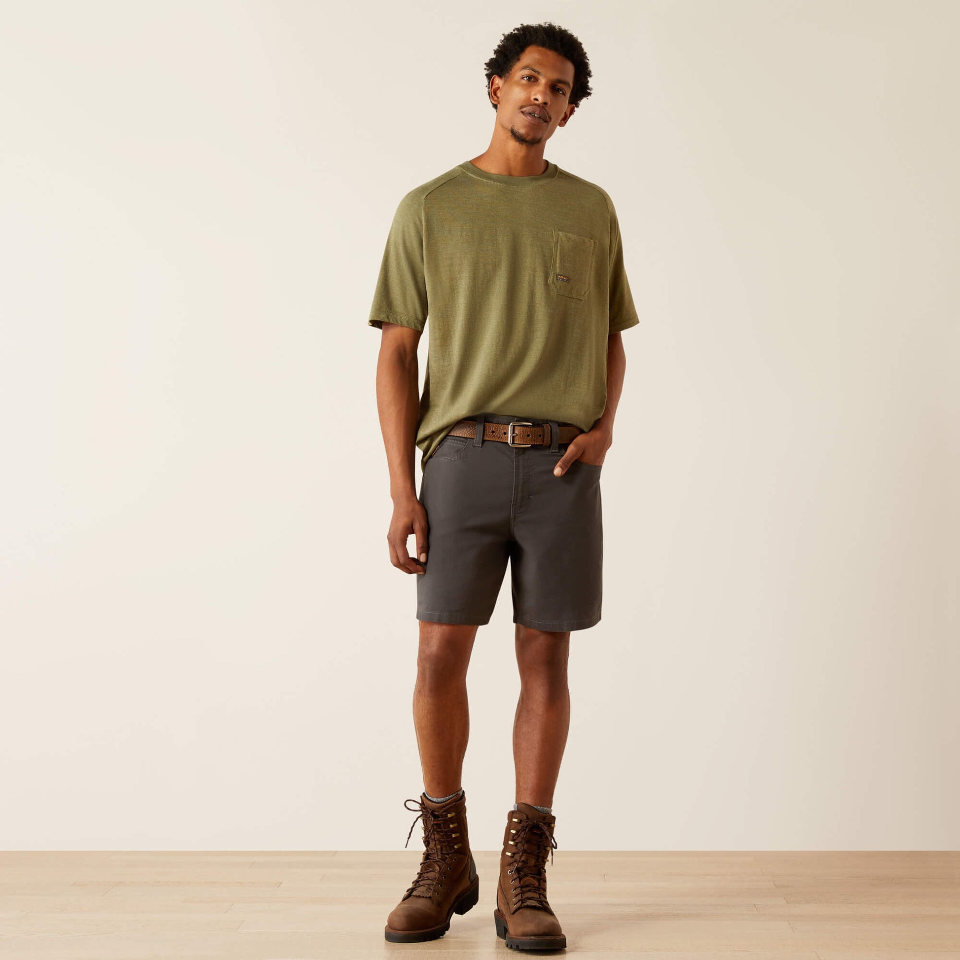 Ariat Sale - Rebar DuraStretch Made Tough 8" Short