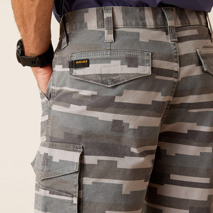 Ariat Online Shop - Rebar DuraStretch Made Tough Cargo 11" Short