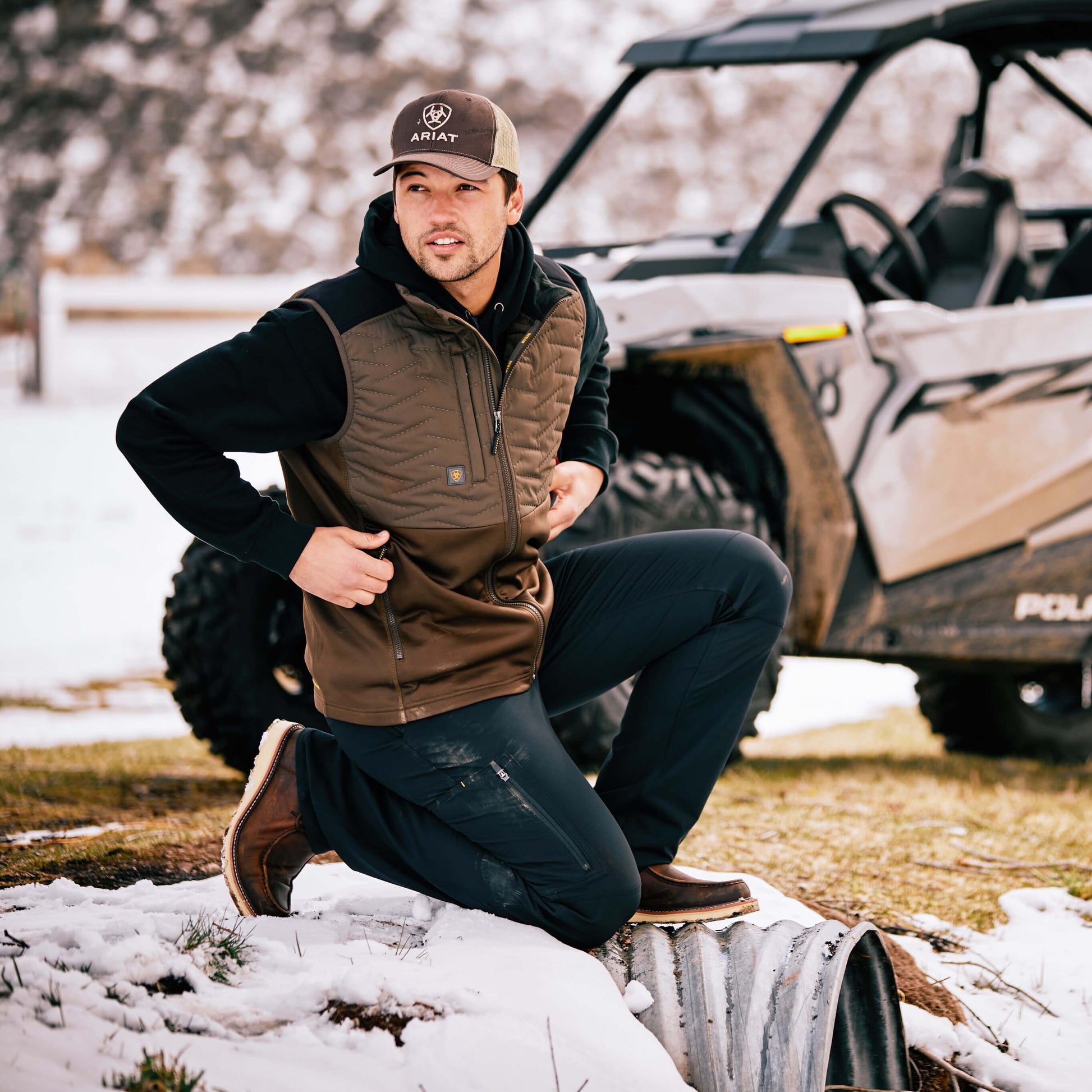 Ariat On Sale - Rebar M5 Straight DuraStretch DriTEK Softshell Straight Pant