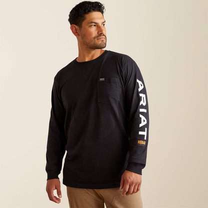 Ariat Online Shop - Rebar Cotton Strong Standard Logo Pocket T-Shirt