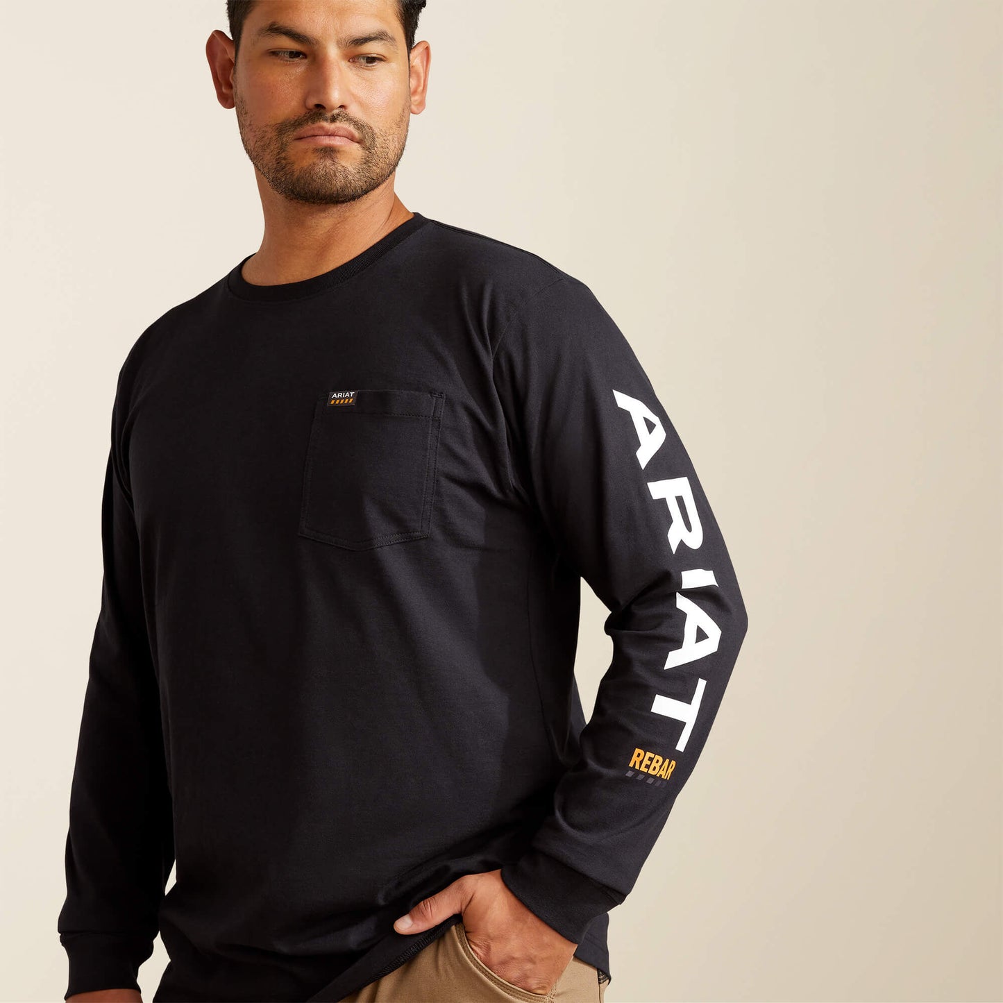 Ariat Online Shop - Rebar Cotton Strong Standard Logo Pocket T-Shirt
