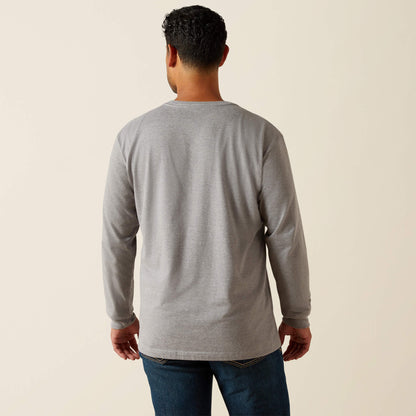 Ariat Outlet - Rebar Cotton Strong Standard Logo Pocket T-Shirt