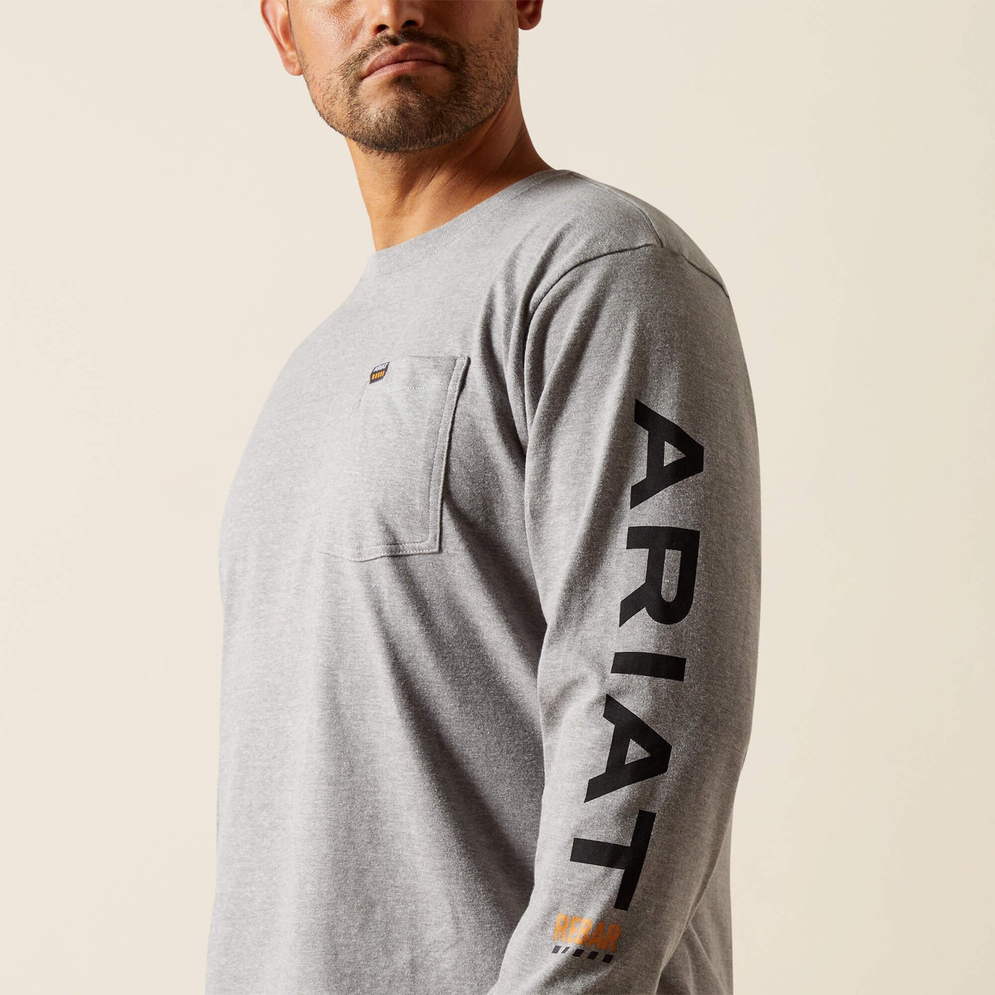 Ariat Outlet - Rebar Cotton Strong Standard Logo Pocket T-Shirt