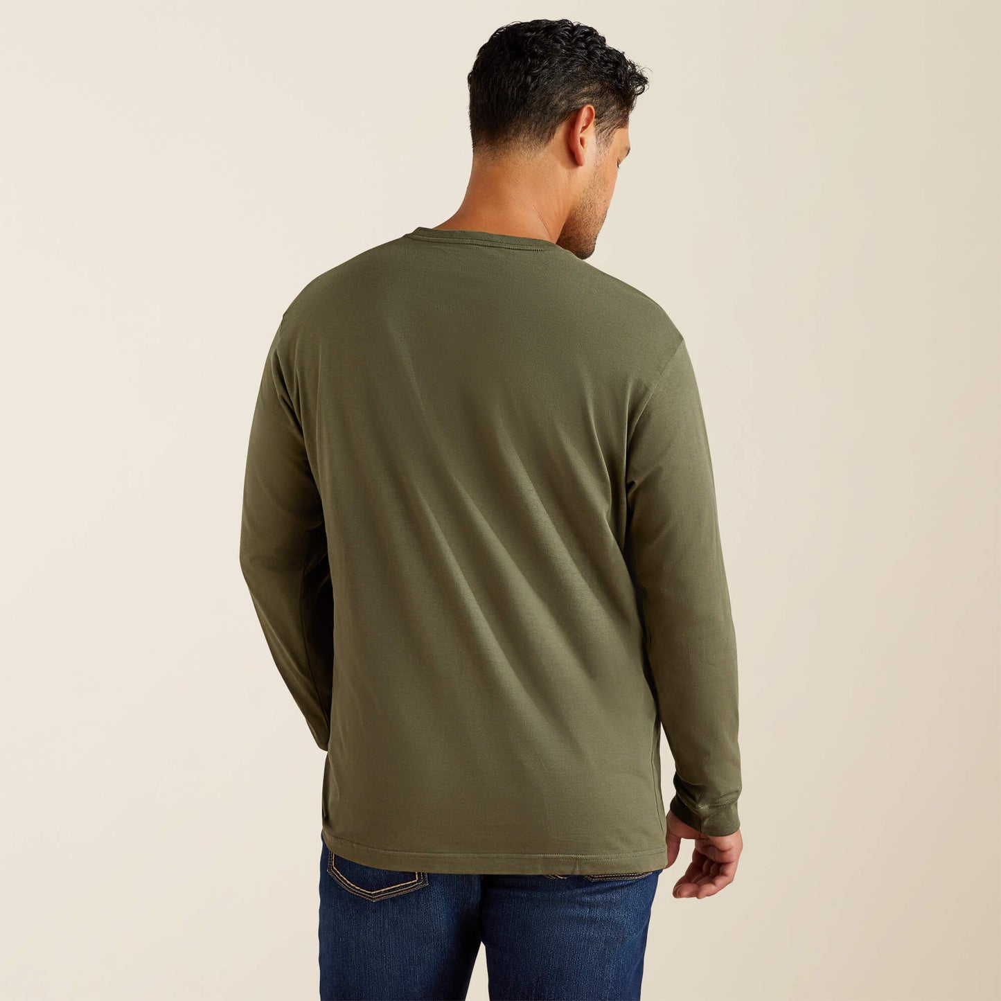 Ariat On Sale - Rebar Cotton Strong Standard Logo Pocket T-Shirt