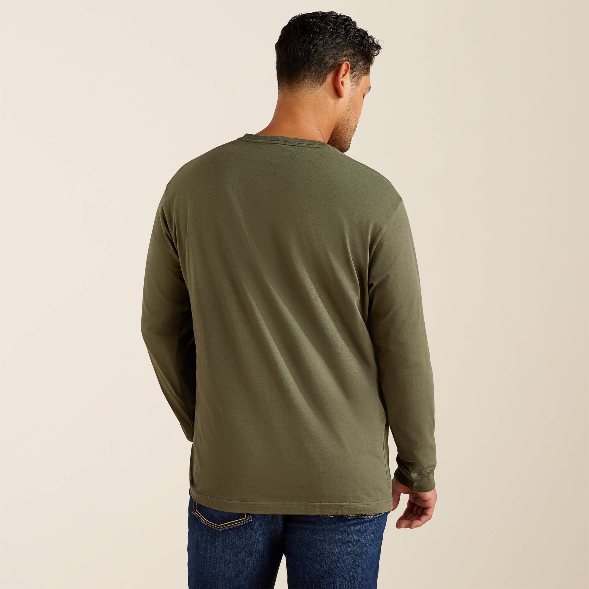 Ariat On Sale - Rebar Cotton Strong Standard Logo Pocket T-Shirt