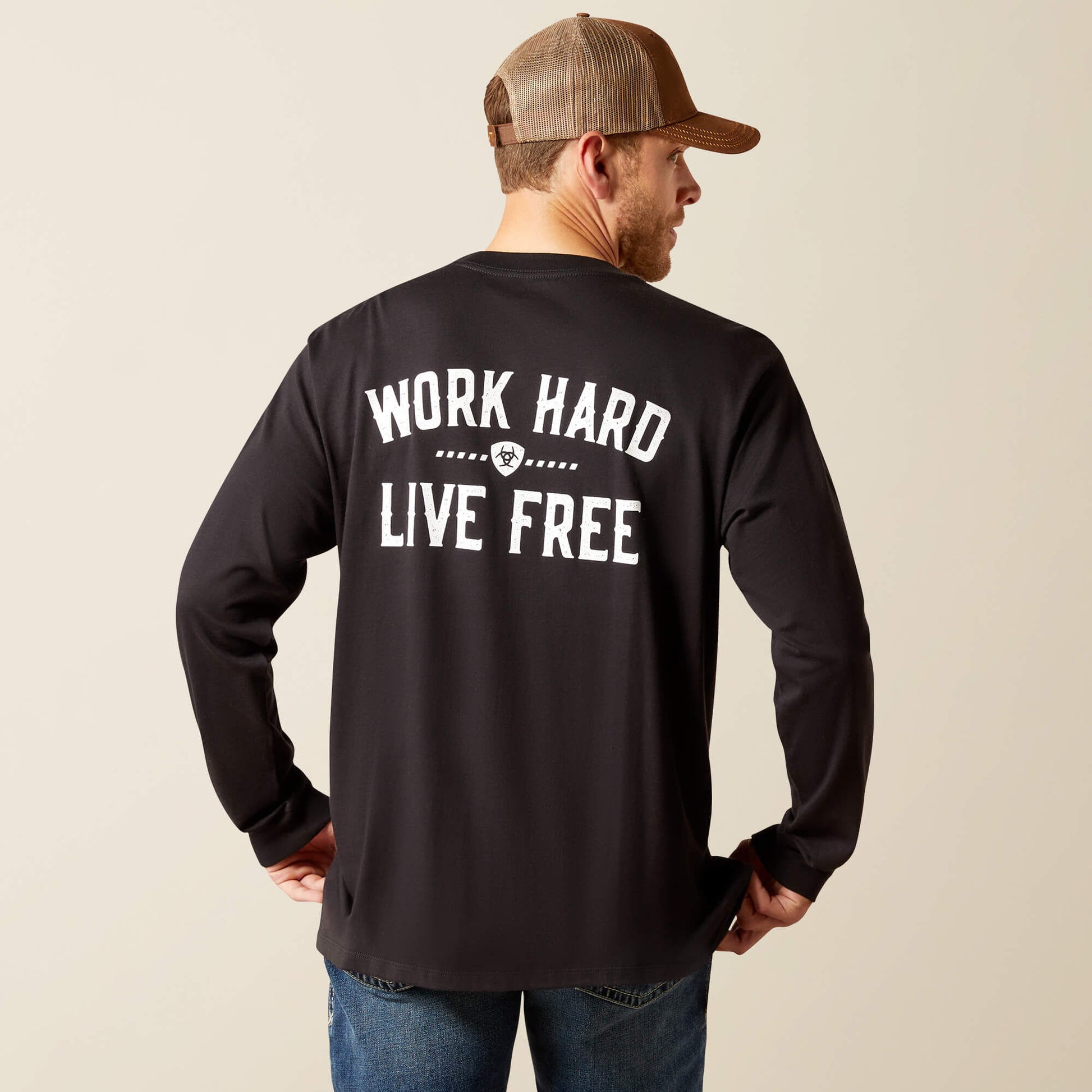 Ariat Sale - Rebar Cotton Strong WHLF T-Shirt