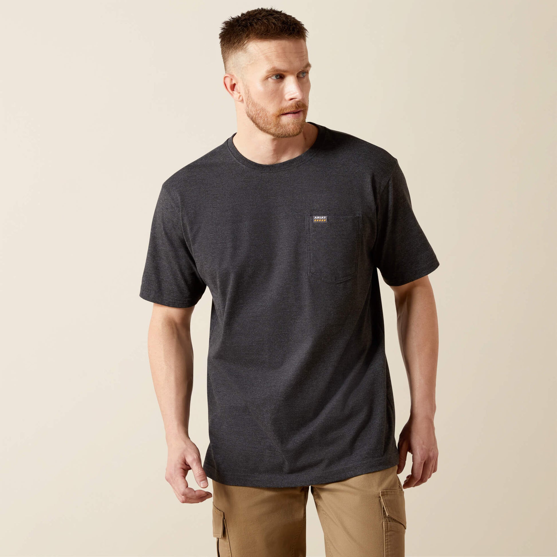 Ariat Website Store - Rebar Cotton Strong Standard Pocket T-Shirt