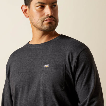 Ariat On Sale - Rebar Cotton Strong Standard Pocket T-Shirt