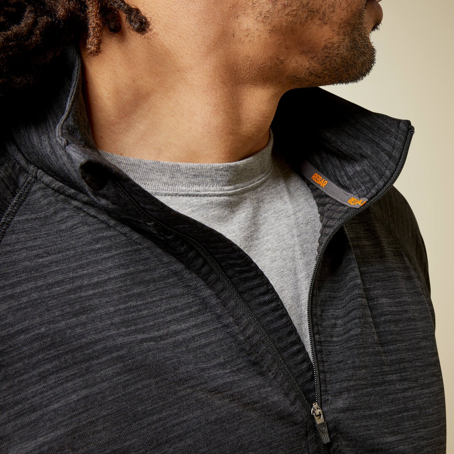 Ariat Outlet - Rebar Gridwork Baselayer 1/4 Zip T-Shirt