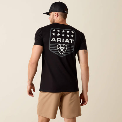 Ariat Online - Ariat Stripe Patriotic Badge T-Shirt