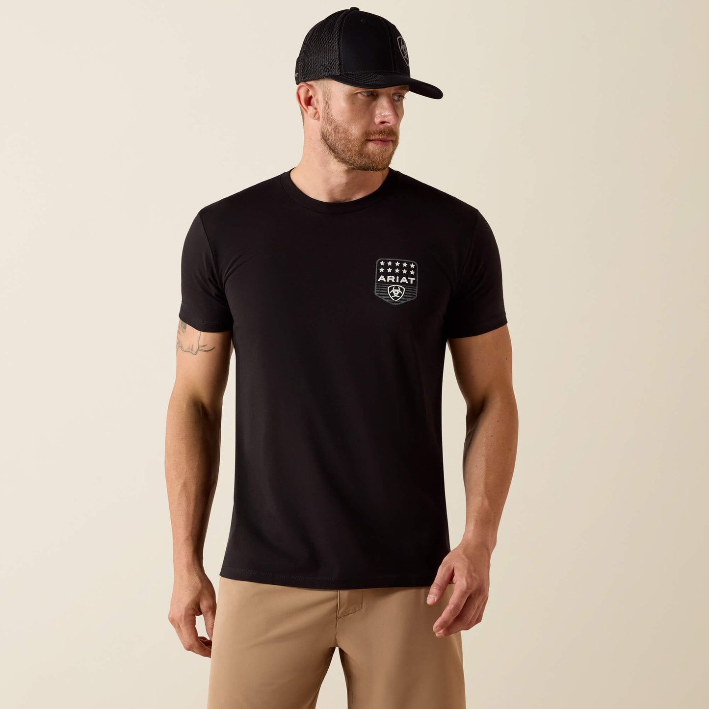Ariat Online - Ariat Stripe Patriotic Badge T-Shirt