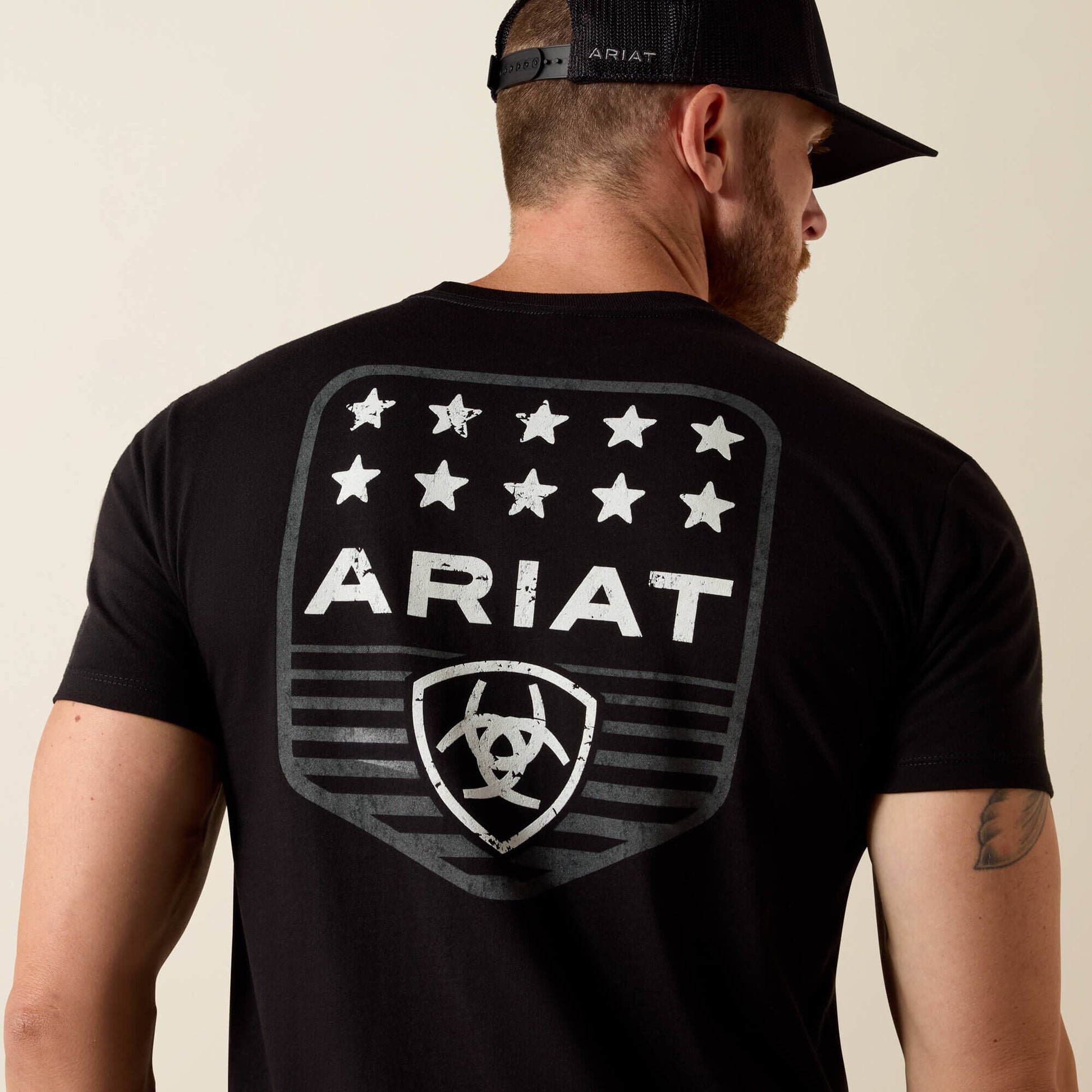 Ariat Online - Ariat Stripe Patriotic Badge T-Shirt