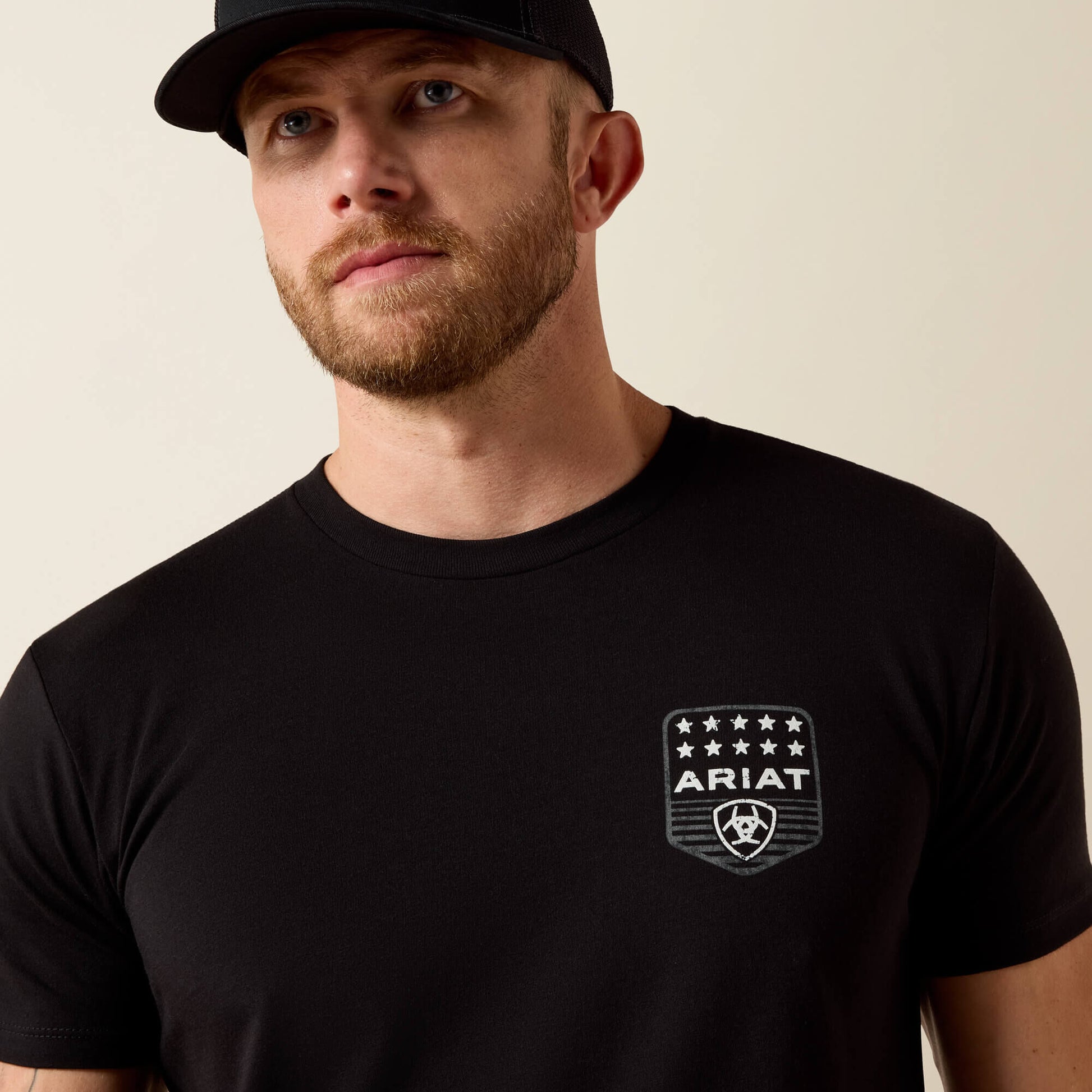Ariat Online - Ariat Stripe Patriotic Badge T-Shirt