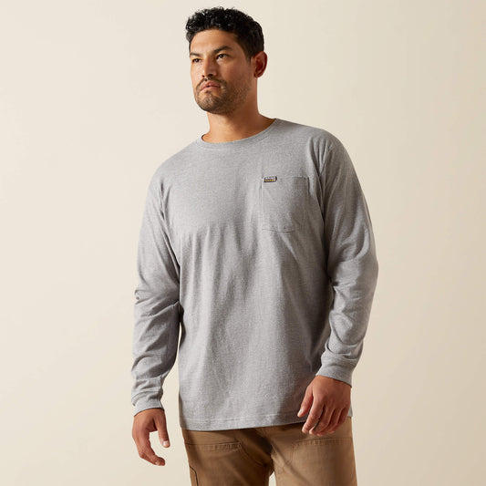 Ariat Outlet - Rebar Cotton Strong Standard Pocket T-Shirt