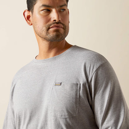 Ariat Outlet - Rebar Cotton Strong Standard Pocket T-Shirt