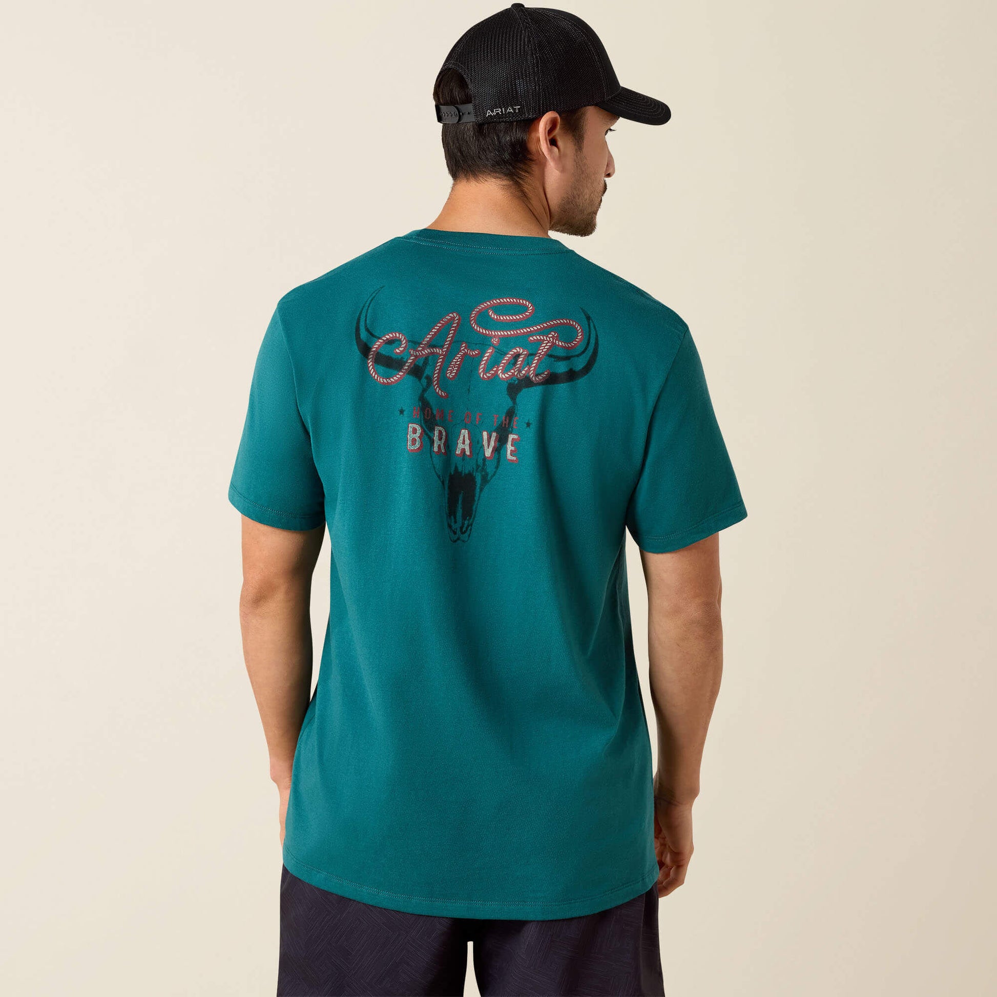 Ariat Website Store - Ariat Cattle Skull Freedom Classic Fit T-Shirt