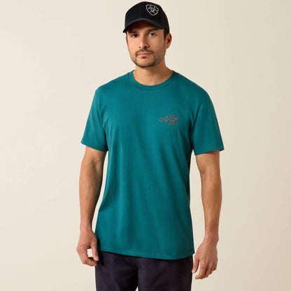 Ariat Website Store - Ariat Cattle Skull Freedom Classic Fit T-Shirt