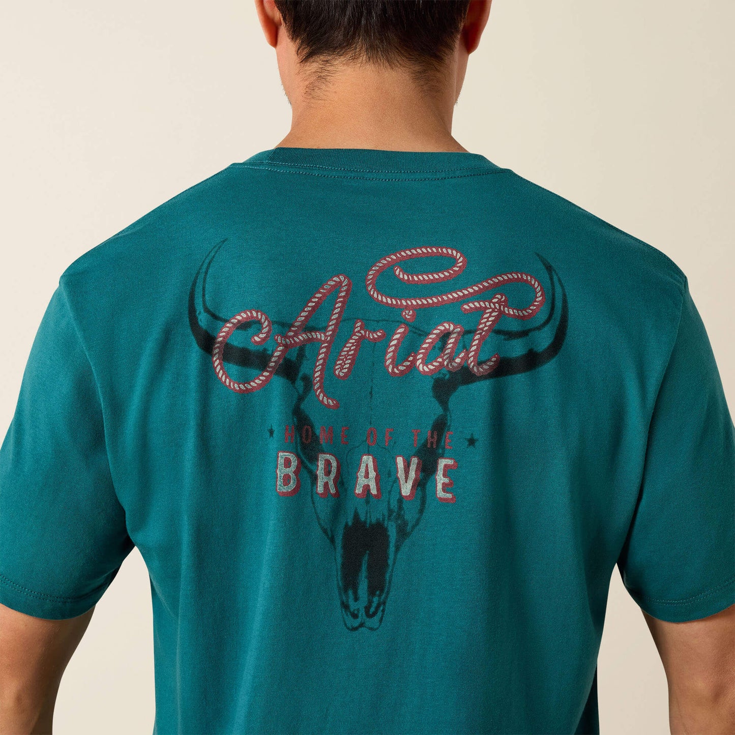 Ariat Website Store - Ariat Cattle Skull Freedom Classic Fit T-Shirt
