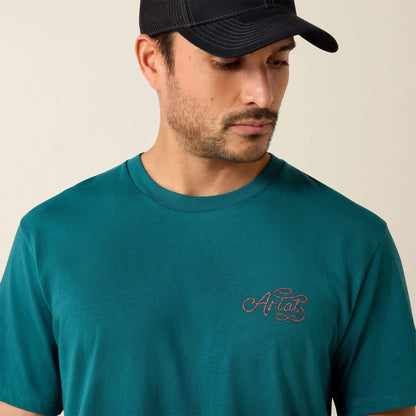 Ariat Website Store - Ariat Cattle Skull Freedom Classic Fit T-Shirt