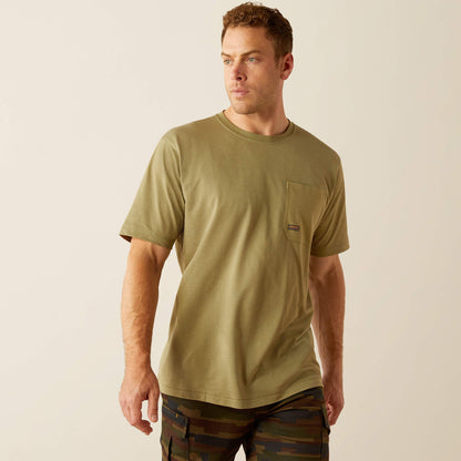 Ariat On Sale - Rebar Workman 360 Shield Pocket T-Shirt