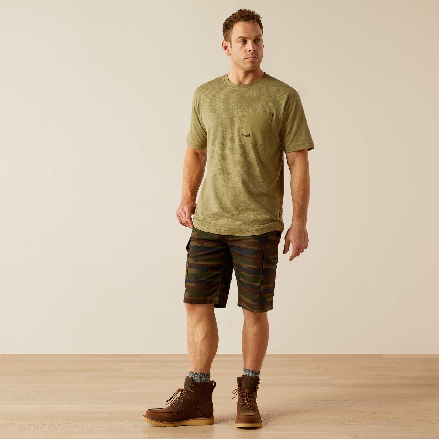 Ariat On Sale - Rebar Workman 360 Shield Pocket T-Shirt