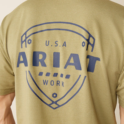 Ariat On Sale - Rebar Workman 360 Shield Pocket T-Shirt